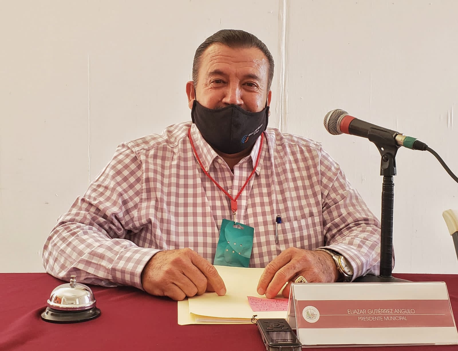 presidente municipal de Navolato Eliazar Gutiérrez Angulo